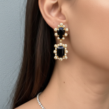 ANNETTE BLACK EARRINGS