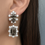 ANNETTE HEMATITE EARRINGS