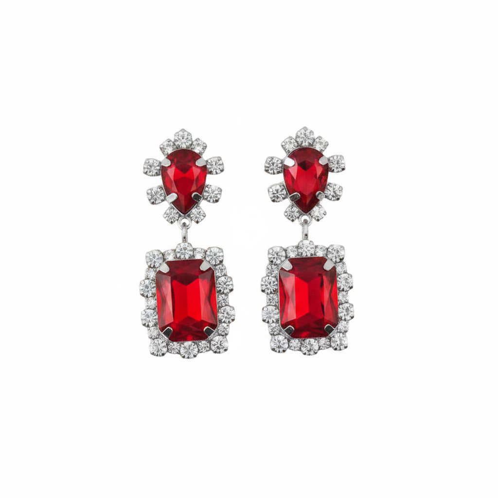 ANNETTE RUBY EARRINGS