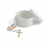 MEDIUM ROUND CERAMIC JEWELLERY BOX