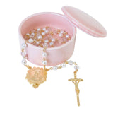 SMALL ROUND CERAMIC JEWELLERY BOX