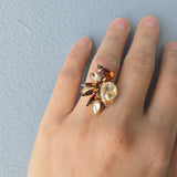 ROMANCE ELEVATE BROWN RING