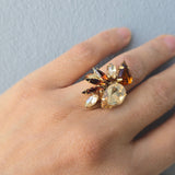 ROMANCE ELEVATE BROWN RING