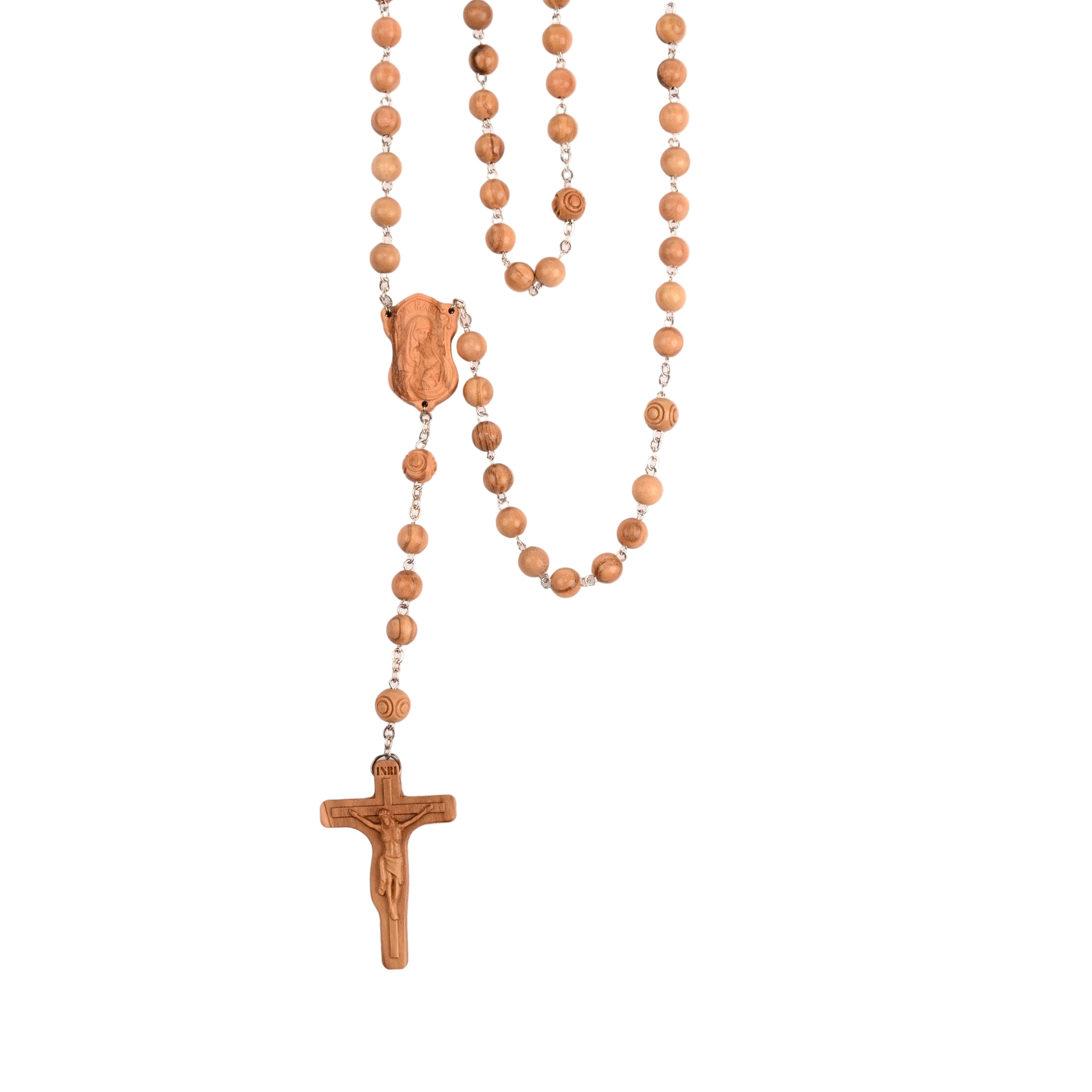 NATURE SILVER ROSARY