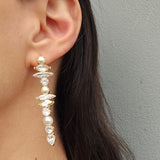 TREMAINE TWIST ELEVATE LONG EARRINGS