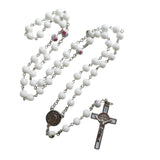 WHITE ROSE ROSARY