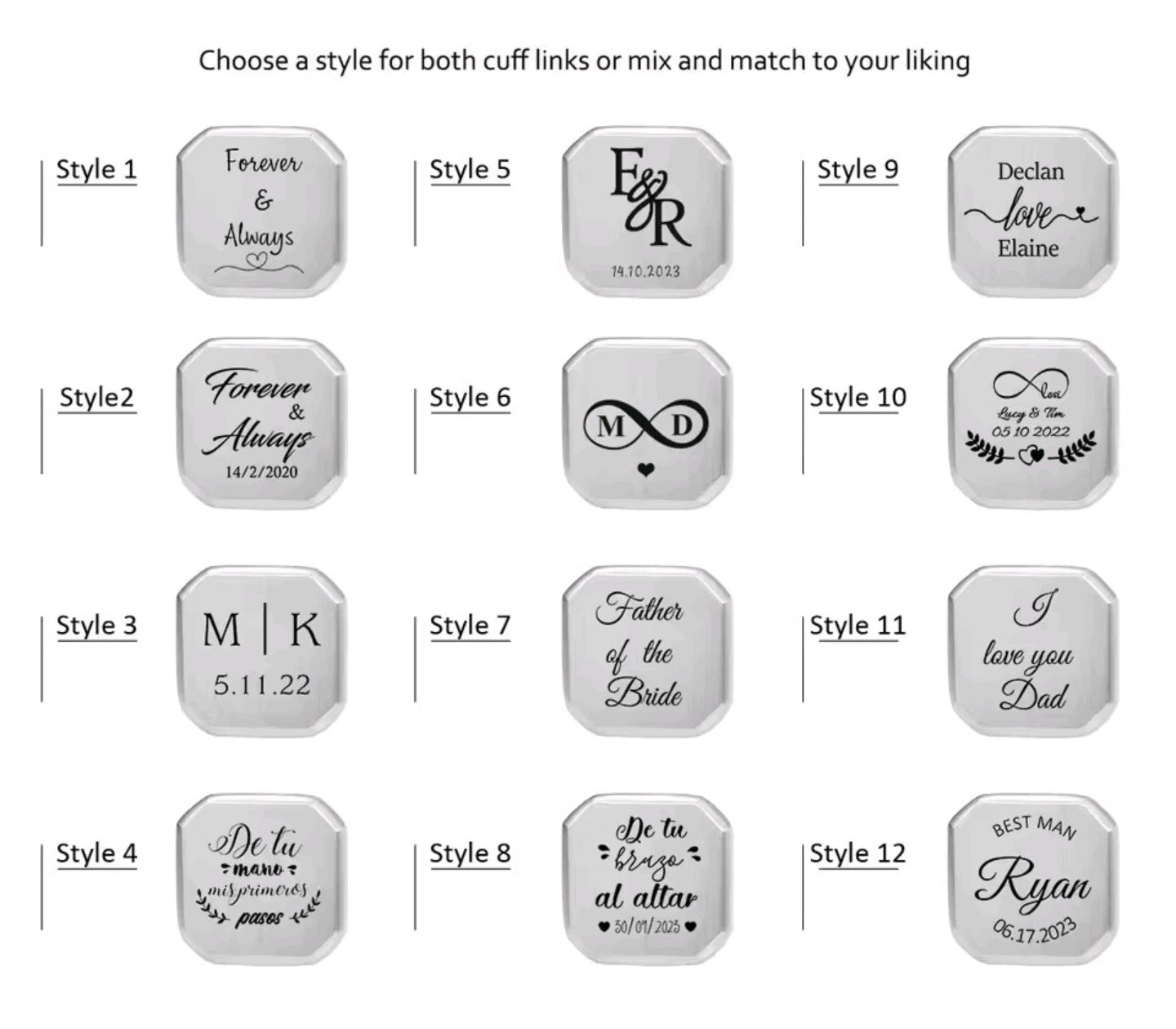 DL CUFFLINKS