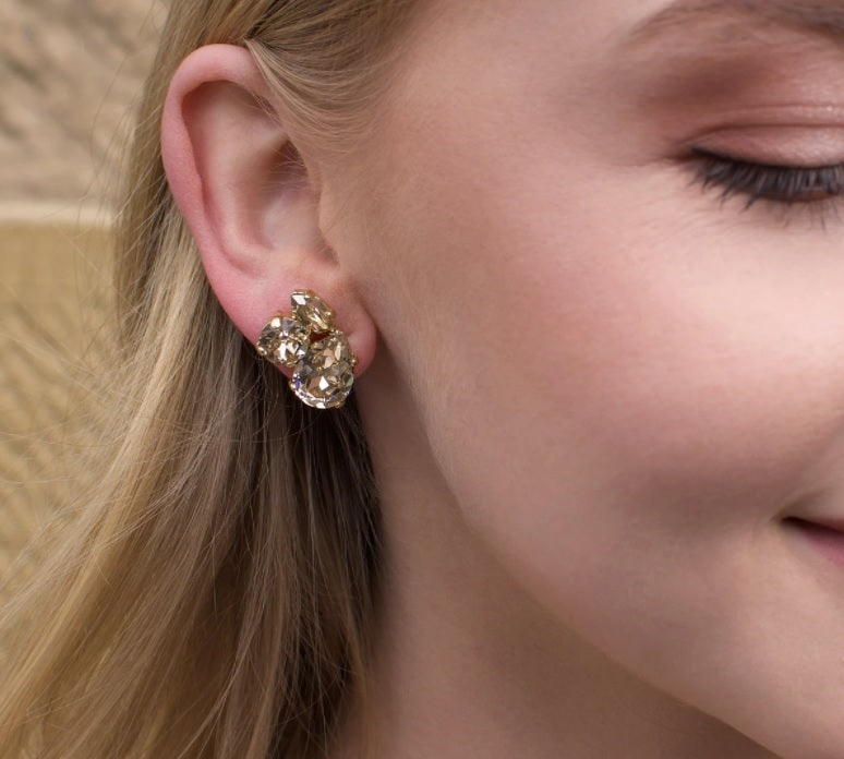 Bronte - Swarovski earrings
